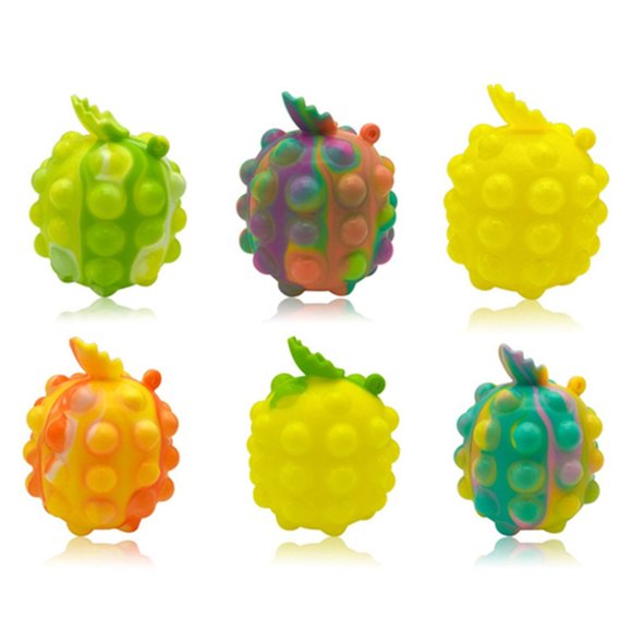 Pack of 4 Squeeze Pineapple Pop It Easter Fidget Toy- Assorted - Picture 5 of 6
